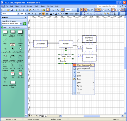 visio diagram class stencils uml tam shapes fmc modeling sample fundamental